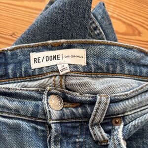 Re/Done Women's Classic Blue Jeans